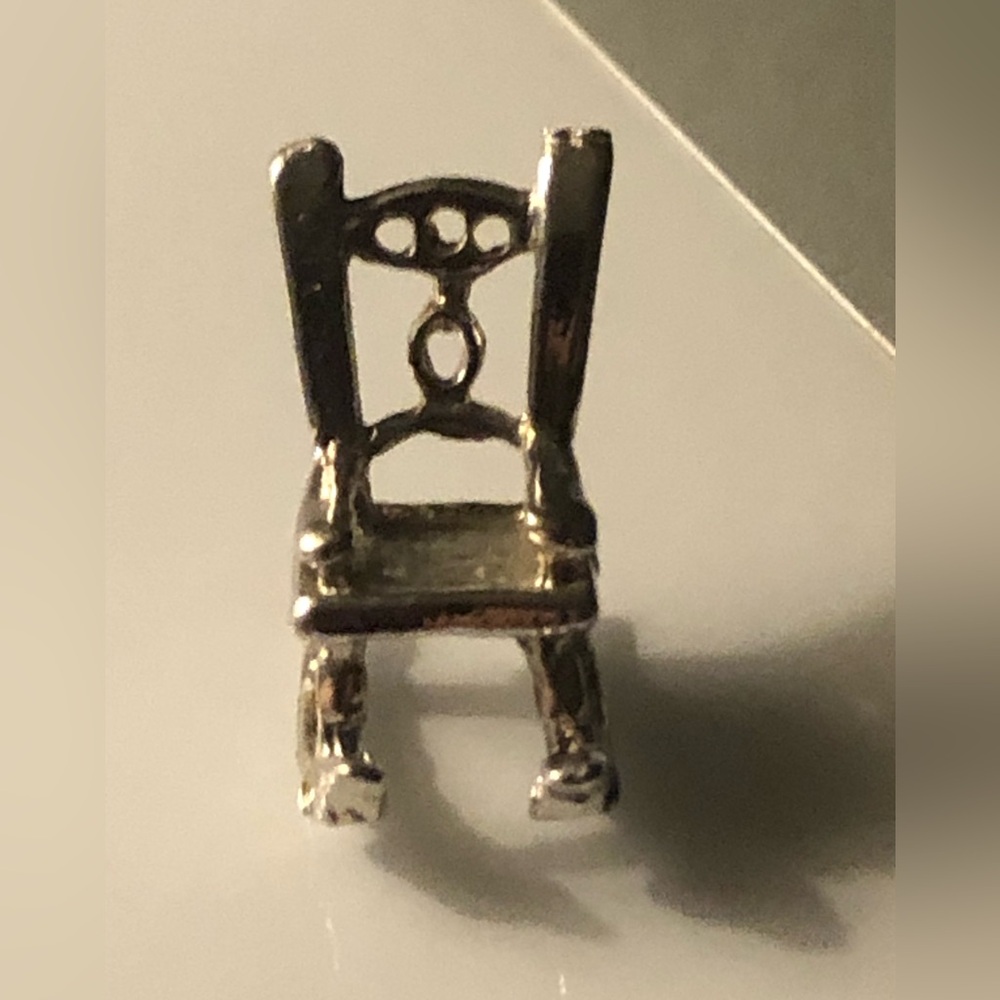 Silver Miniature Rocking Chair Charm- 130 $25 or $20 w/offer